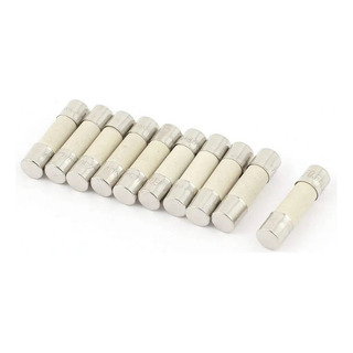 10 Piezas Fusible Cerámico Tipo Americano 250v 25a 6x30mm 10 Piezas Fusible Cerámico Tipo Americano 250v 25a 6x30mm