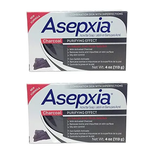 Asepxia Carcoal Purificante Efecto Limpieza Bar Jabón 54krg
