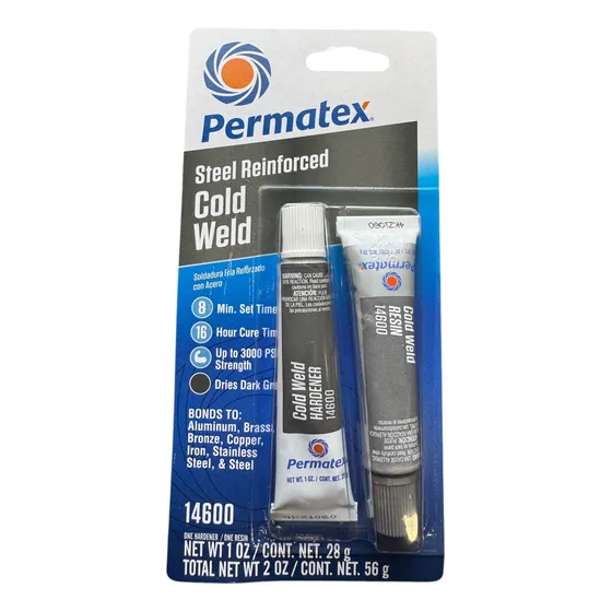 Soldadura En Frio Permatex Epoxico De Dos Partes Pegamento