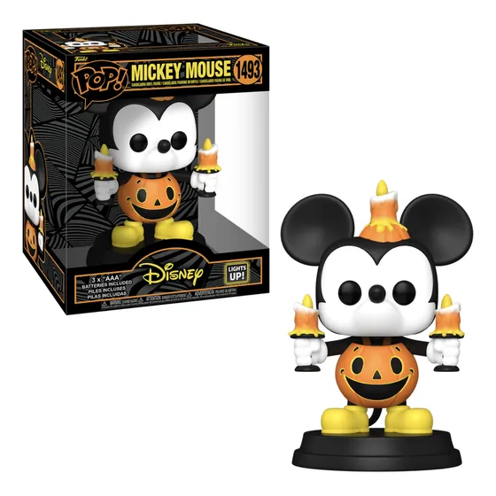 Mickey Mouse Halloween Funko Pop 1493 Con Luces Original