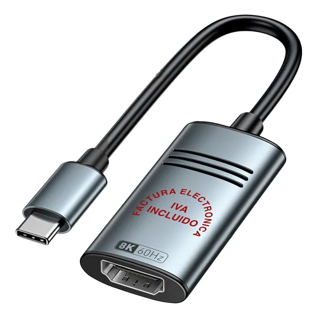 Adaptador Usb Tipo C A Hdmi 8k Para iPad Mac Windows Android