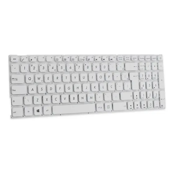 Teclado Para Notebook Asus A541ua Abnt2 - '?' Na Tecla W Cor Branco Idioma Português Brasil