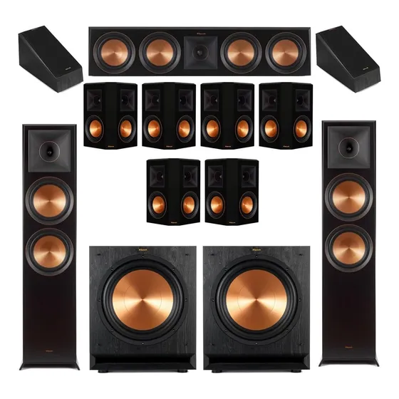 Klipsch 9.2.2 Sistema Cine Casa Ebano Altavoz Frontal 1 6