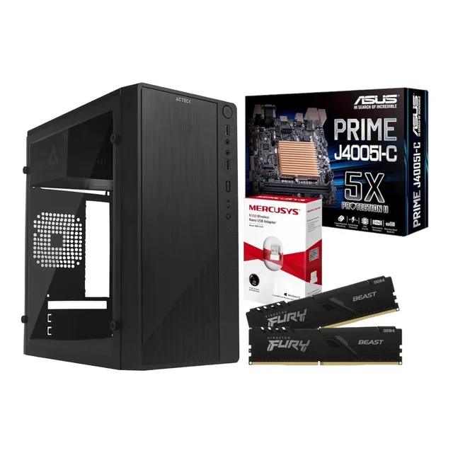 Pc De Escritorio Intel Cpu Ram 16gb Ddr4 240gb Ssd Wifi