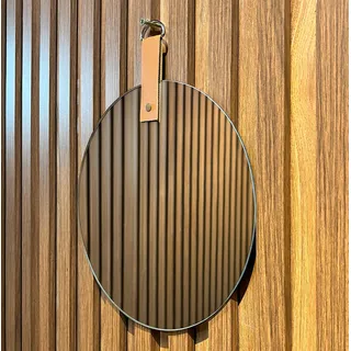 Espelho Redondo 40cm Lapidado Decorativo Simples Quarto Sala Espelho Redondo 40cm Lapidado Decorativo Simples Quarto Sala