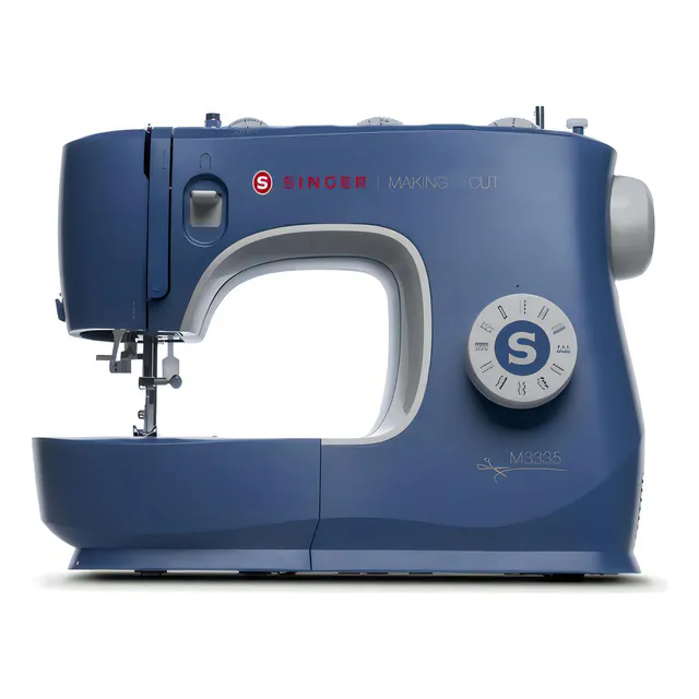 Máquina De Coser Recta Singer M3335 23 Puntadas Versátil color Azul