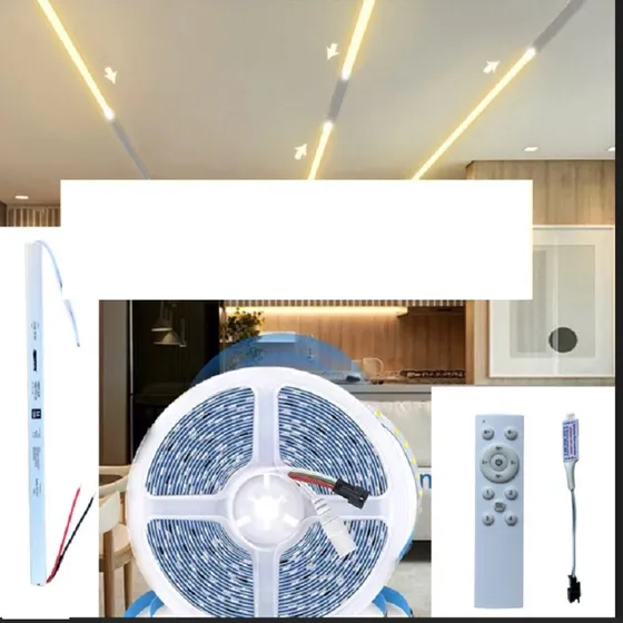Fita Led Sequencial Progressiva 10m Com Fonte E Controle
