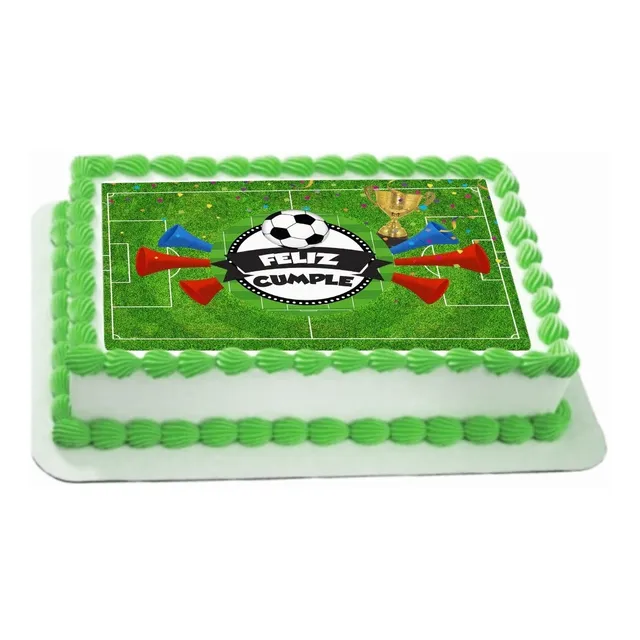 Láminas Comestibles Futbol Para Tortas En Horas