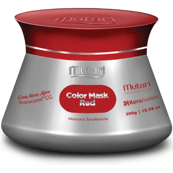Mutari Mascara Red Para Cabelos Vermelhos Tonalizante Red