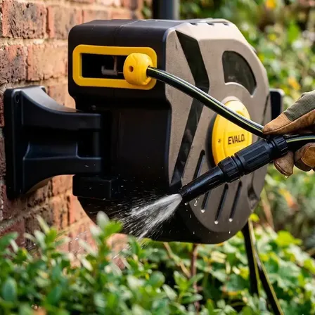 Enrolador Automático De Mangueira 20m Retrátil Evald
