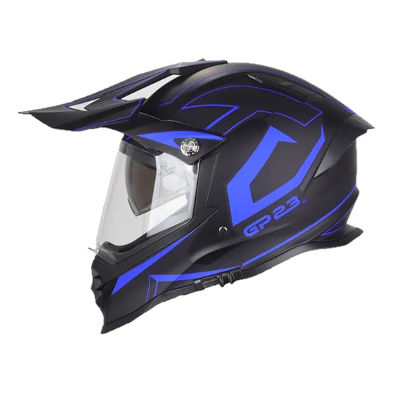Casco Punto Extremo Cr800 Negro Bubba Dual Enduro Calle Ruta