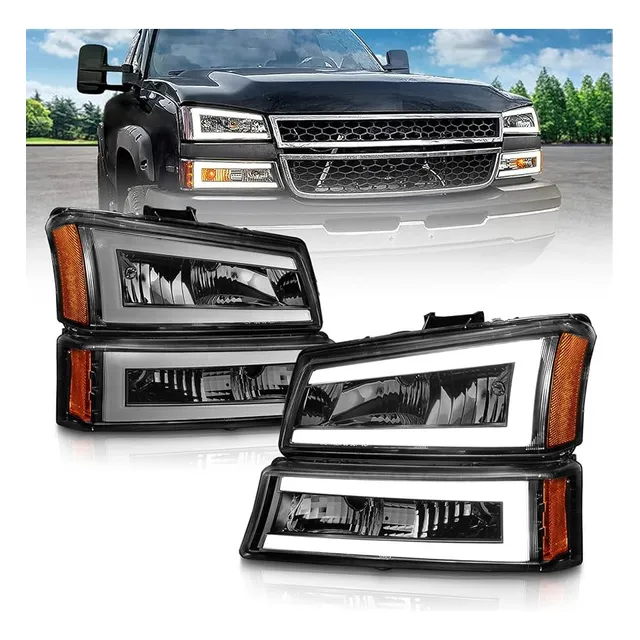 Faro De Silverado Cheyenne 2002-2006 Led