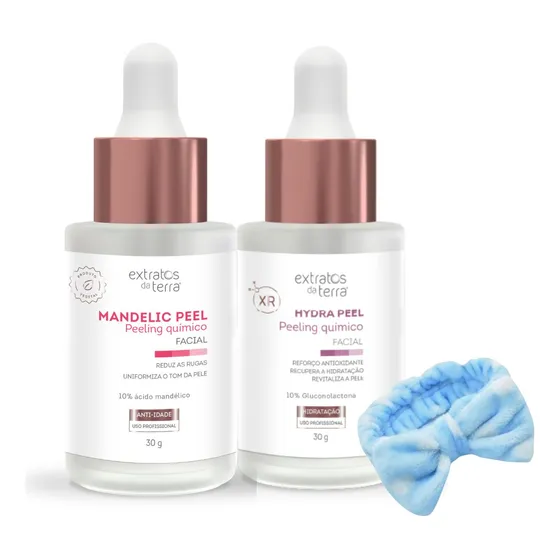 Kit Hydra Peel + Mandelic Peel 30g Cada - Extratos Da Terra