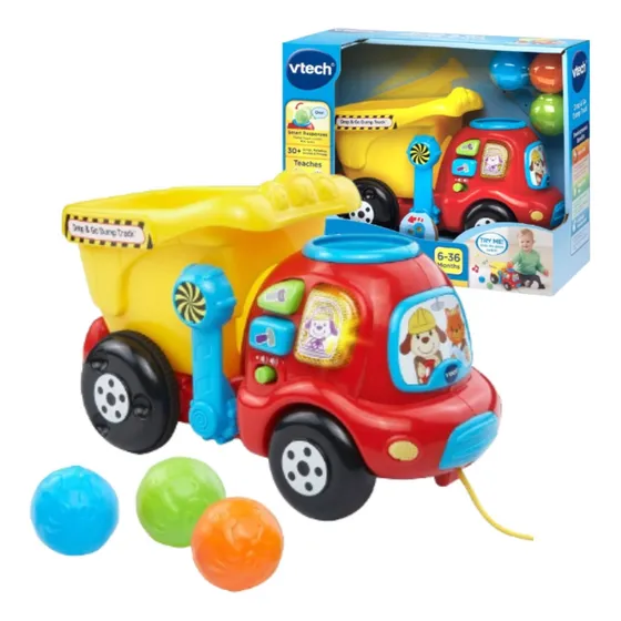 Camion Bota Pelotas Vtech Carro Con Luces Y Sonidos