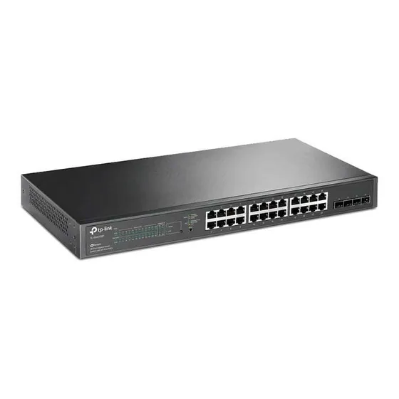 Switch 24 Puertos Poe Gigabit + 4 Sfp Tplink Tl-sg2428p