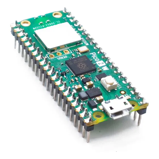 Placa Raspberry Pi Pico 2 W Rp2350 Arm Wifi Soldado