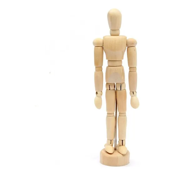 Maniquí Hombre 30cm Madera Im027-0354