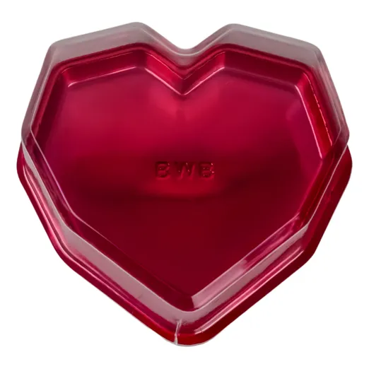 1 Paq X 10 Ud Corazón Diamantado 350gr Bwb Cod 14072 Rojas