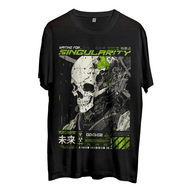 Remera Singularity Aesthetic Alternative Cyberpunk Y2k Gfzn 