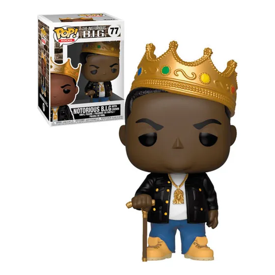 Funko Pop! Rocks - Notorius B.i.g. With Crown #77