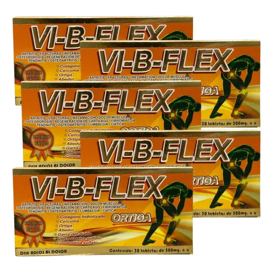 Vi-b-flex Ortiga 30 Tabletas Paquete De 5