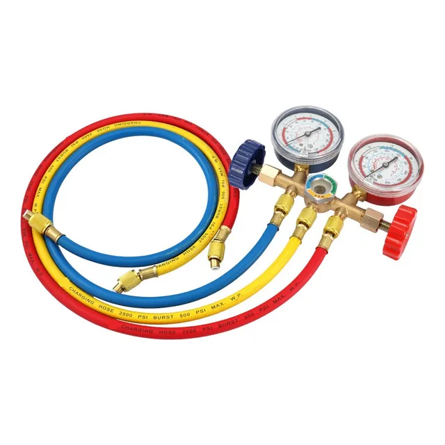 Conjunto De Medidor De Coletor De Refrigerante Ferramentas