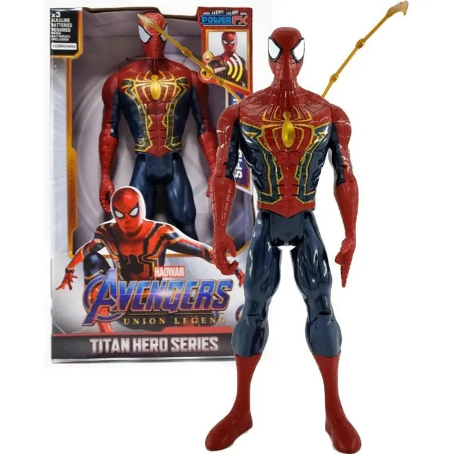 Homem Aranha Totalmente Articulado Musical 32cm Grande Heroe