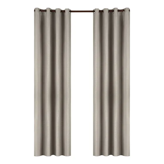 Cortina 100% Blackout Engomada Termica Set 2 Casatua 140x220