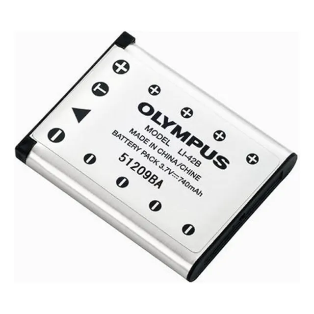 Olympus Lithium-ion Battery Pack Li-42b Ión De Litio 740mah Batería Recargable - Batería/pila Recargable (740 Mah, Ión De Litio, Negro)
