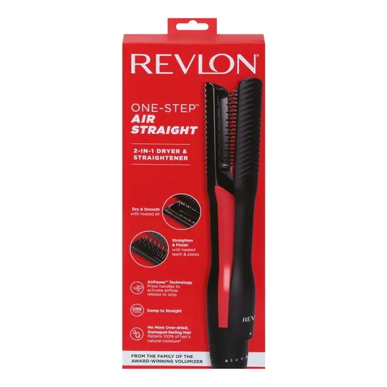 Secador Y Plancha 2 En 1 One-step Air Straight Revlon