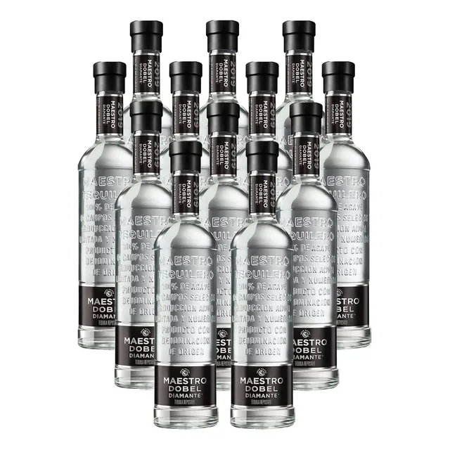 Tequila Maestro Dobel Diamante 700 Ml 12 Pack 12 Piezas