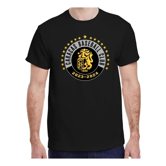 Franela Leones Del Caracas 100% Algodón Caballero Xl 2xl 3xl