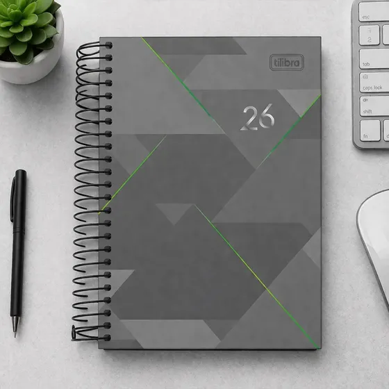 Agenda Diária Espiral 2026 Tilibra Spot Planejamento