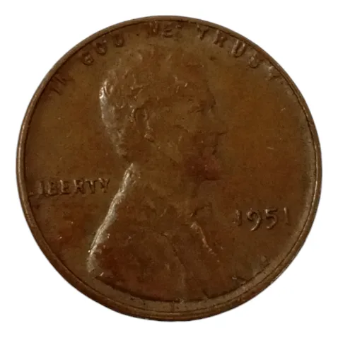 Moneda Estados Unidos One Cent 1951 Lincoln Head (&334