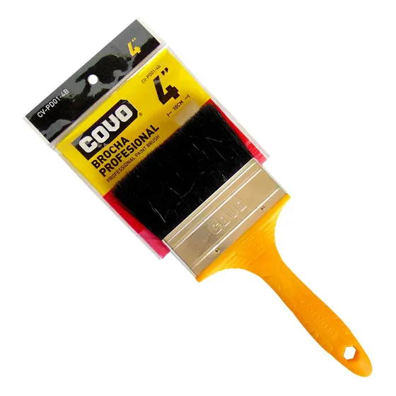 Brocha Profesional Color Negro 4 Pulgadas