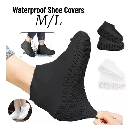 Botas Protector Cubre Zapatos Silicon Impermeable Lluvia