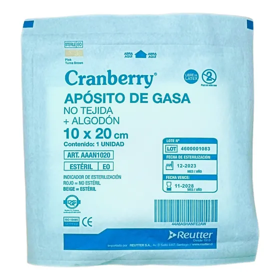 Apósito Curación Gasa Estéril Desechable 10x20 (10 Unds)