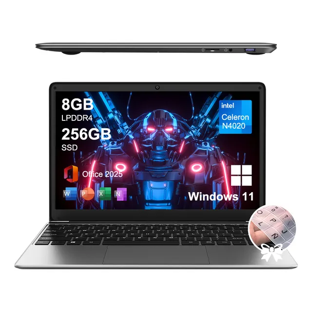 Laptop Chuwi HeroBook Pro 14.1'' Intel Celeron N4020 8gb Ram 256gb Ssd Windows 11 Pro Color space gray