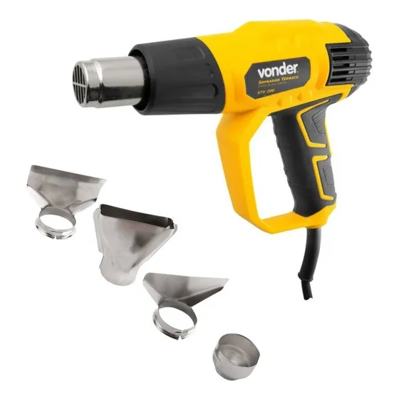 Soprador Térmico Pistola Vonder Ar Quente 3 Estágios 2000w Profissional Acessórios Voltagem 220v
