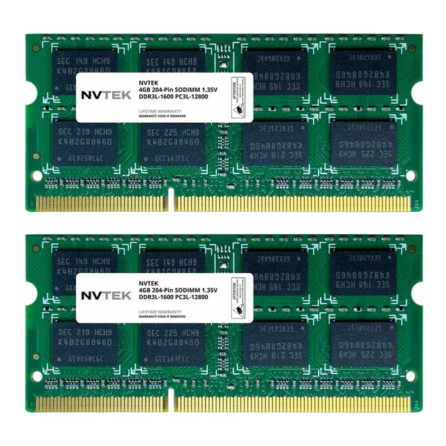 Memoria Ram 8gb 2x4gb Ddr3 1600 Mhz Sodimm Nvtek