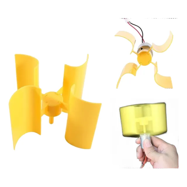 Kit Dinamo Motor + Hélice Generador Eolico Proyectos Maqueta