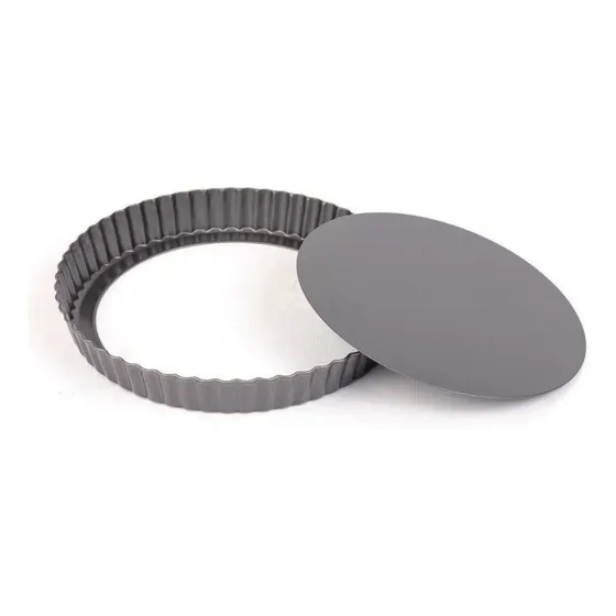Molde Tartera 26cm Base Desmontable Teflon Antiadherente Color Gris