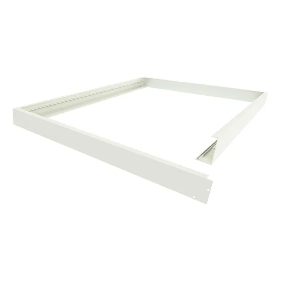 Marco Para Sobreponer Panel De Led 60x60 Altura Hasta 6.5cms Estructura Blanco