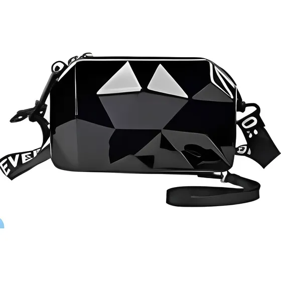 Bolsa Minibag Fibra Rígida Tendência Forever Young Triângulo