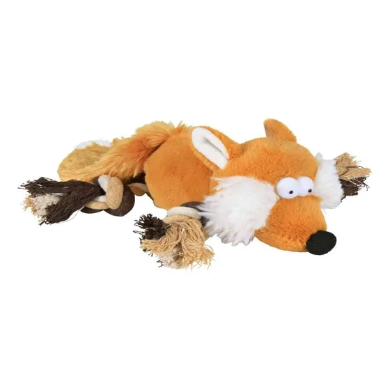 Trixie Juguete Peluche Zorro Con Pelota Chifle 34cm Color Marrón