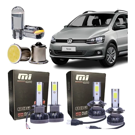 Lampara Cree Led Alta Baja Posicion Marcha Atras Vw Suran