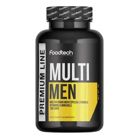 Multi Men Multivitamínico 180 Caps - Foodtech Sabor N/A