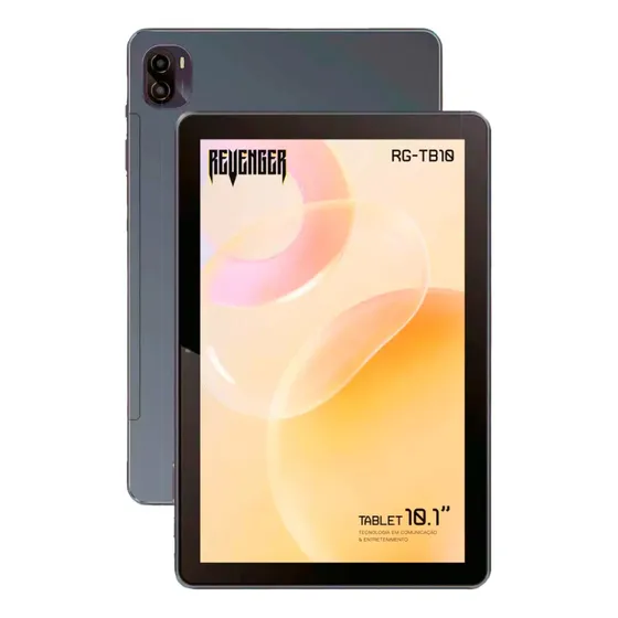 Tablet Android 12 10.1  4gb Ram +64gb Cam 13mp Knup Rg-tb10 Cinza-escuro