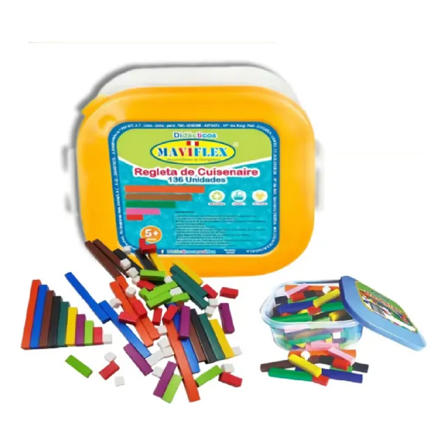 Regletas De Cuisenaire  X 136 Piezas Maviflex