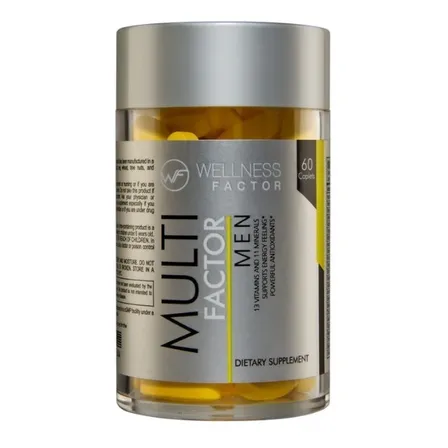 Multi Factor Men, Multivitamínico (60 Caps) Sabor Sin sabor